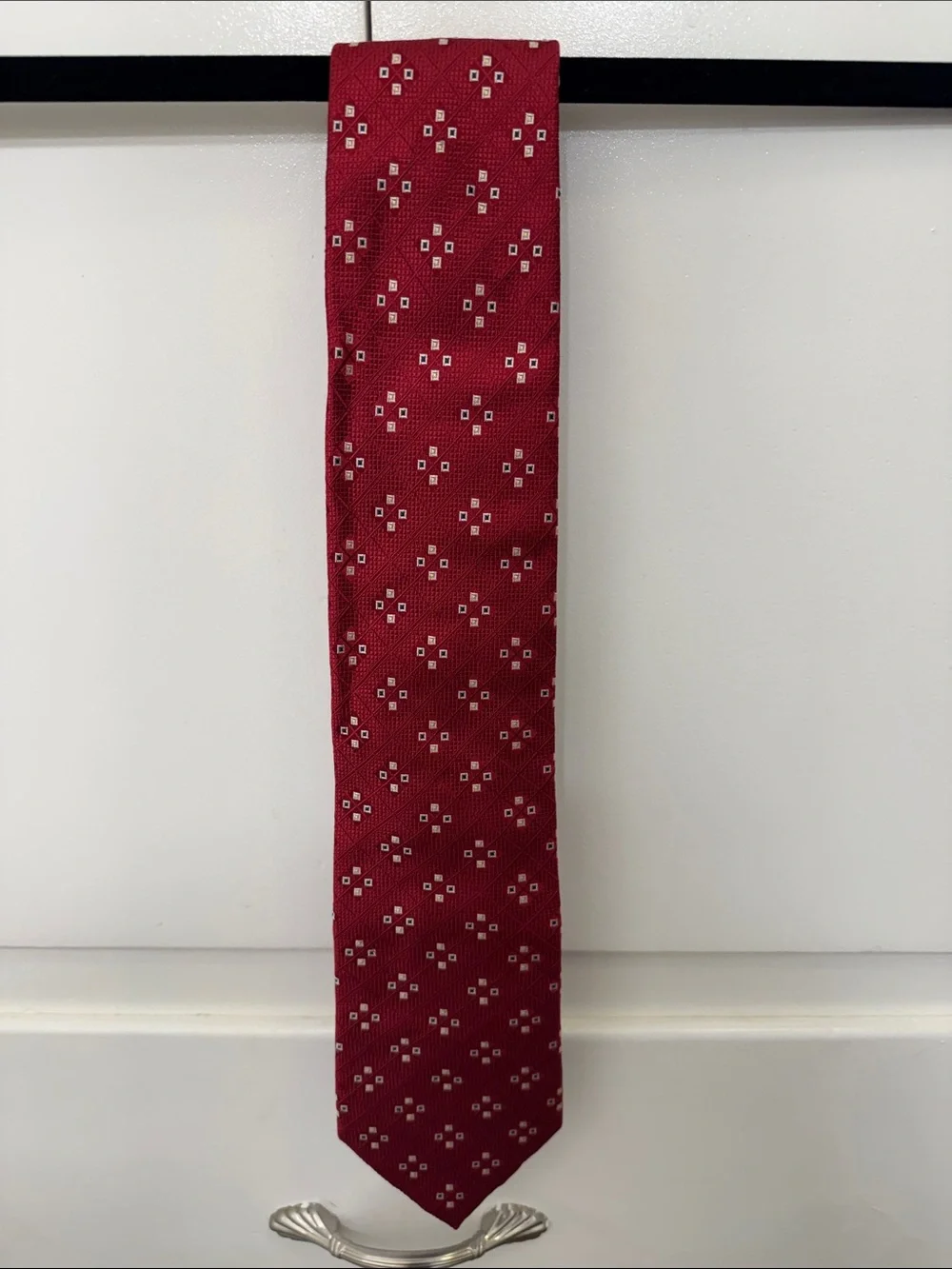 Jos. A Banks Classic Red Patterned Men's Tie